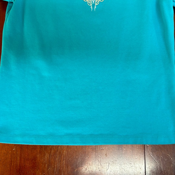 Harley Davidson Motorcycles Cap Sleeve T-Shirt Blue Womens XL Hals New Berlin WI - Picture 12 of 12